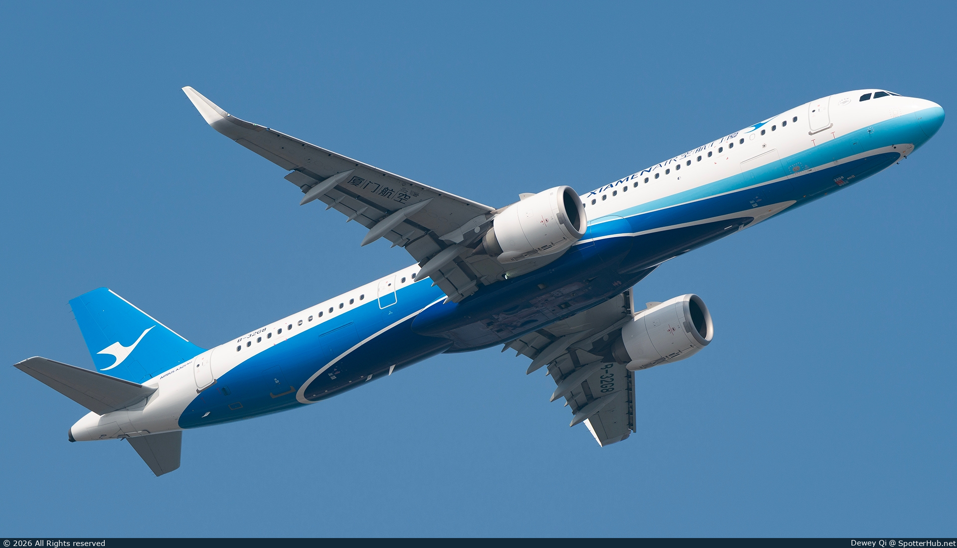 Photo of B-32G8 - Airbus A321-251NX operated by Xiamen Airlines