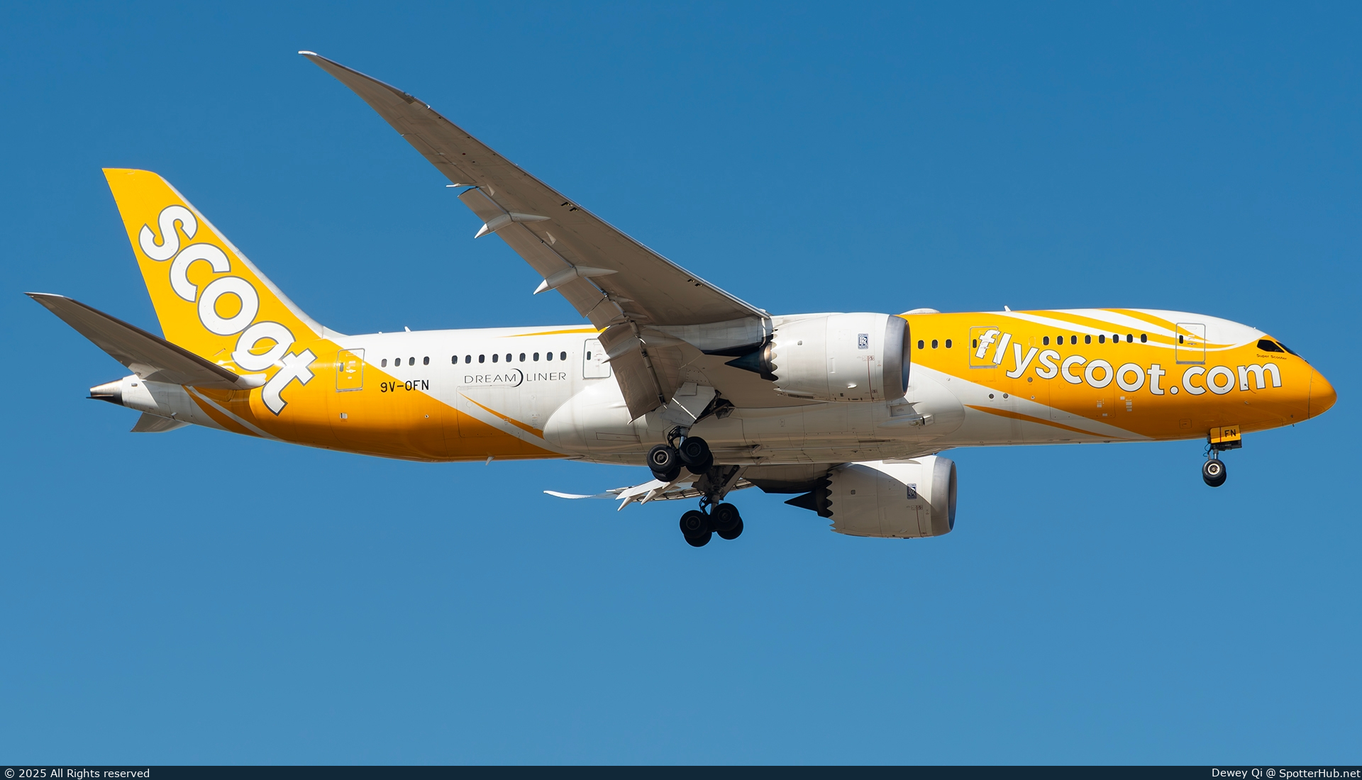 Photo of 9V-OFN - Boeing 787-8 Dreamliner operated by Scoot