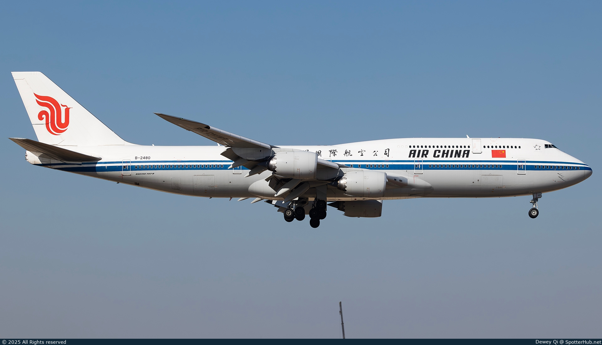 Photo of B-2480 - Boeing 747-89L operated by Air China