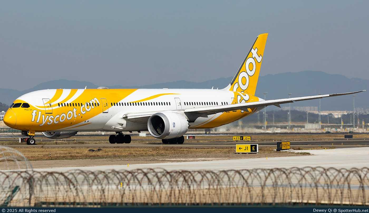 Photo of 9V-OJE - Boeing 787-9 Dreamliner operated by Scoot