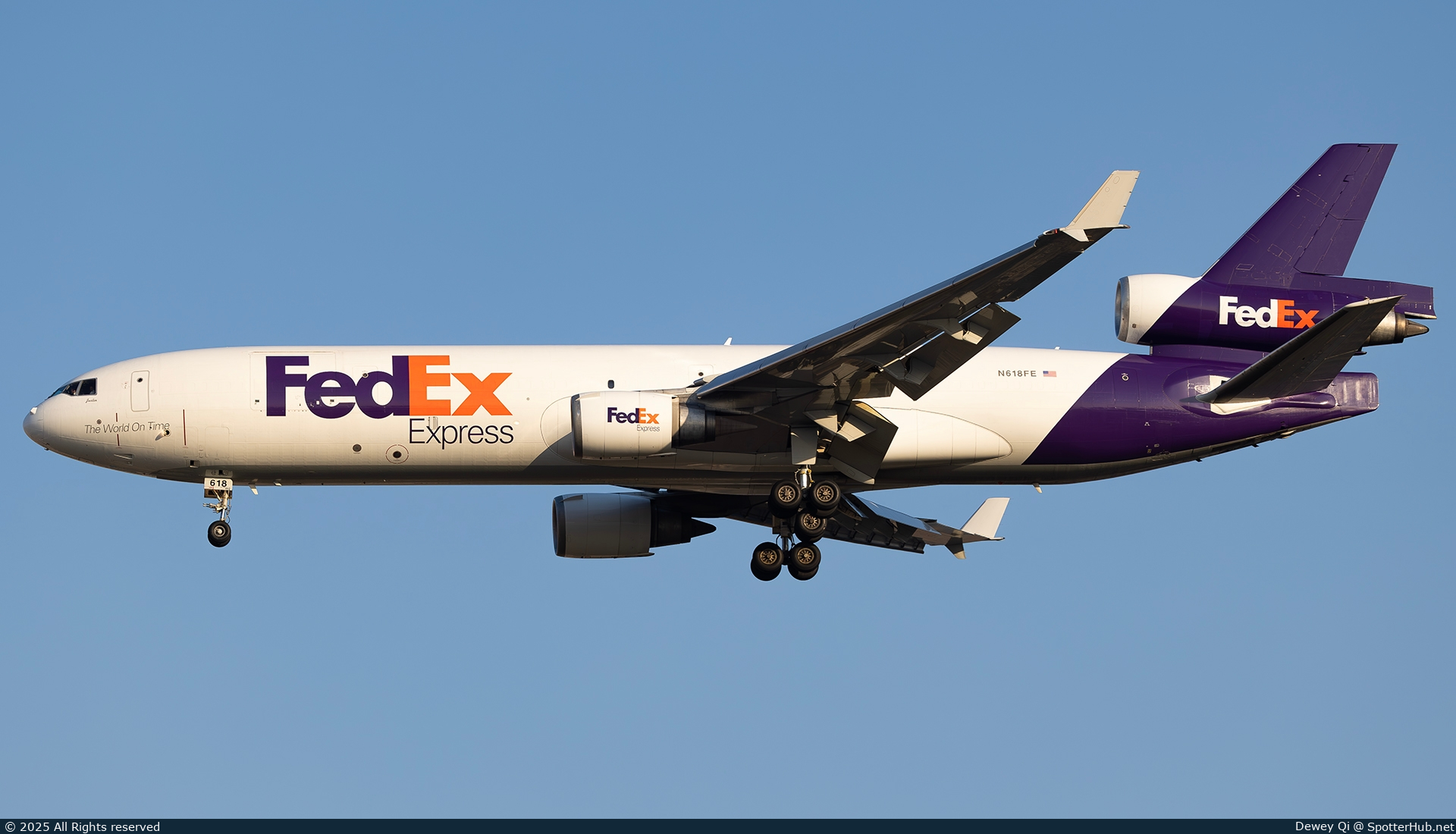 Photo of N618FE - McDonnell Douglas MD-11(F) operated by FedEx