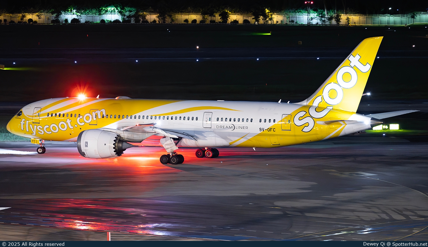 Photo of 9V-OFC - Boeing 787-8 Dreamliner operated by Scoot