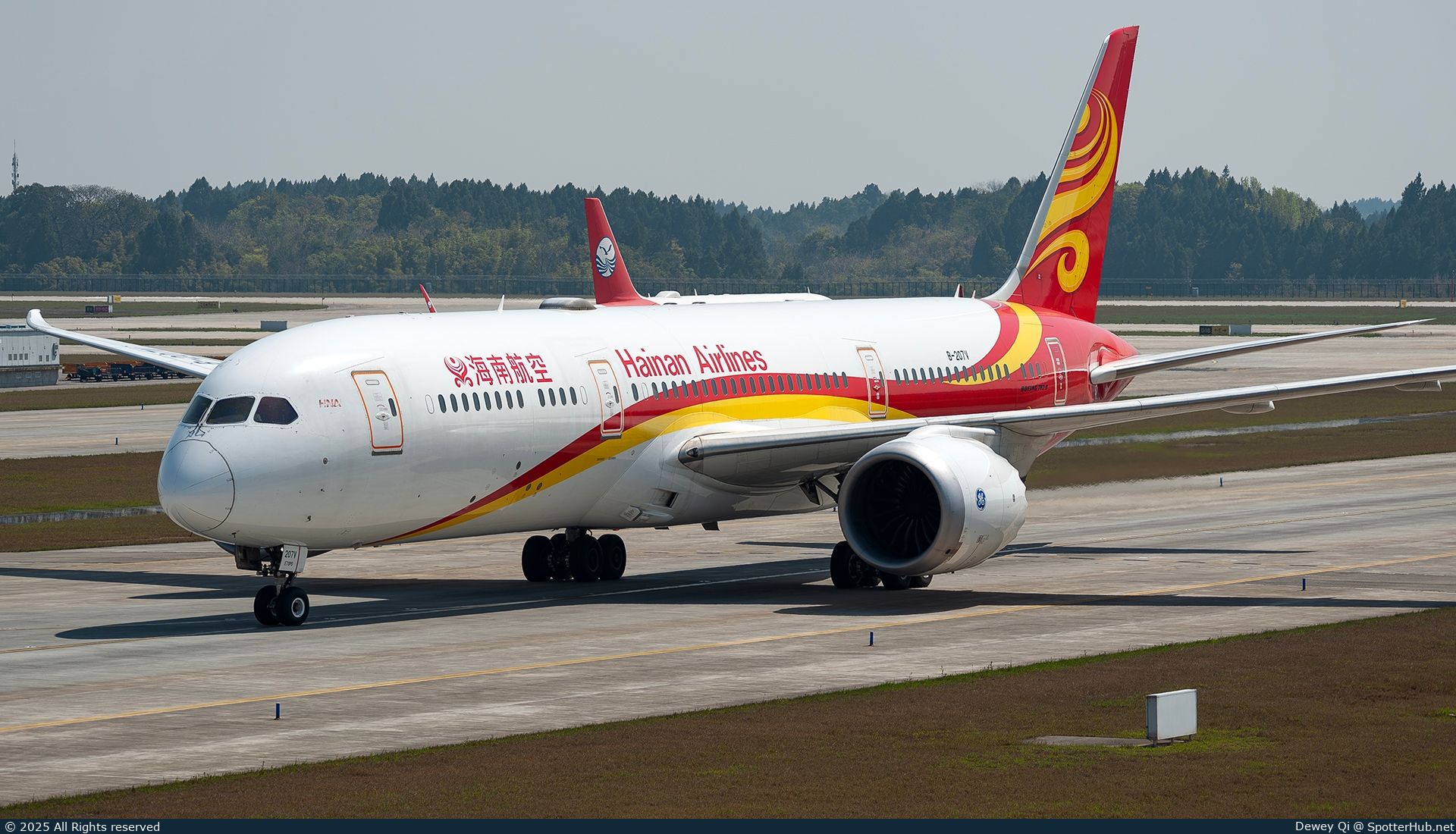 Photo of B-207V - Boeing 787-9 Dreamliner operated by Hainan Airlines