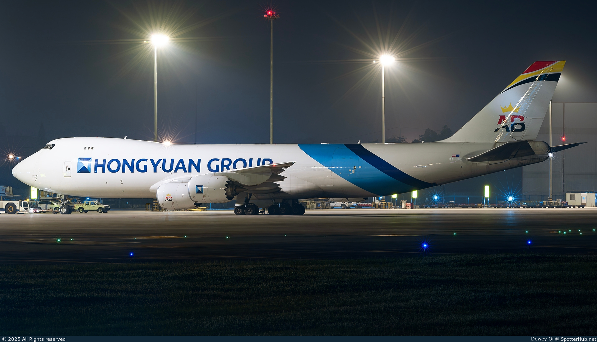 Photo of OE-LFC - Boeing 747-87UF operated by Hongyuan Group (opb Air Belgium)