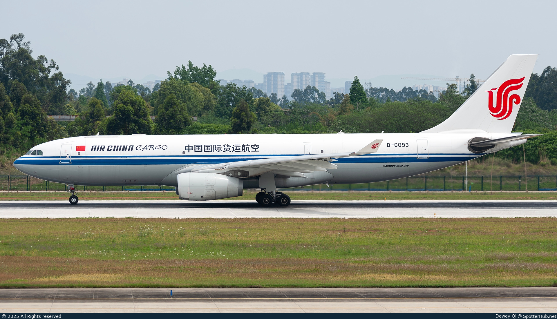 Photo of B-6093 - Airbus A330-243(P2F) operated by Air China Cargo