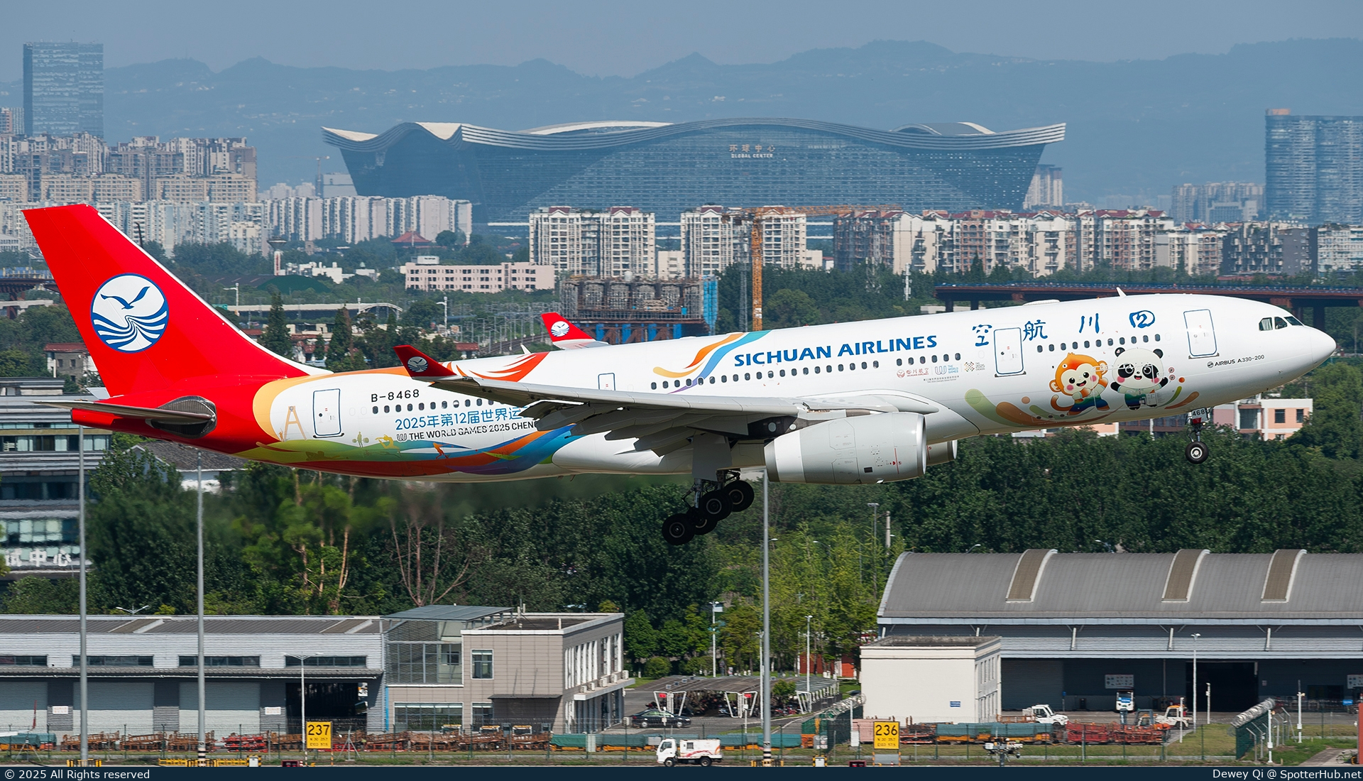Photo of B-8468 - Airbus A330-243 operated by Sichuan Airlines