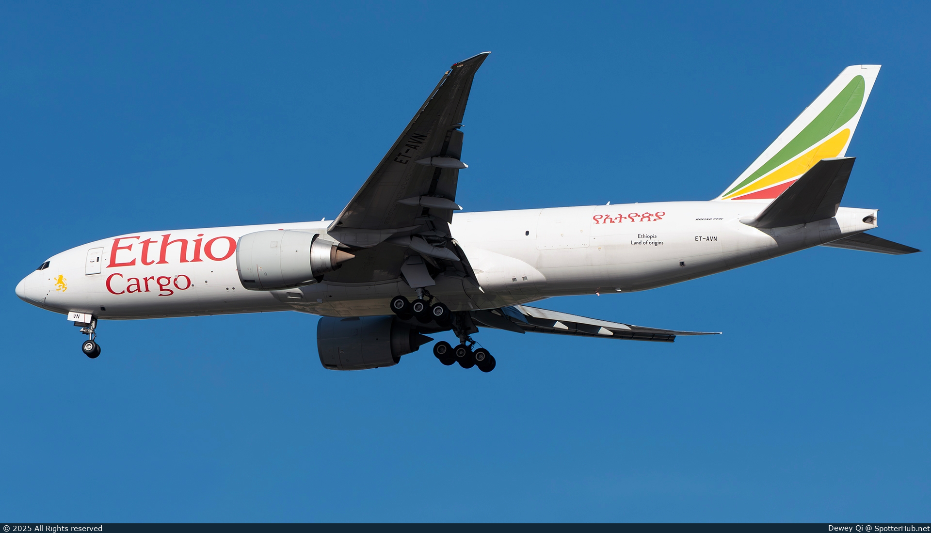 Photo of ET-AVN - Boeing 777-F60 operated by Ethiopian Airlines Cargo