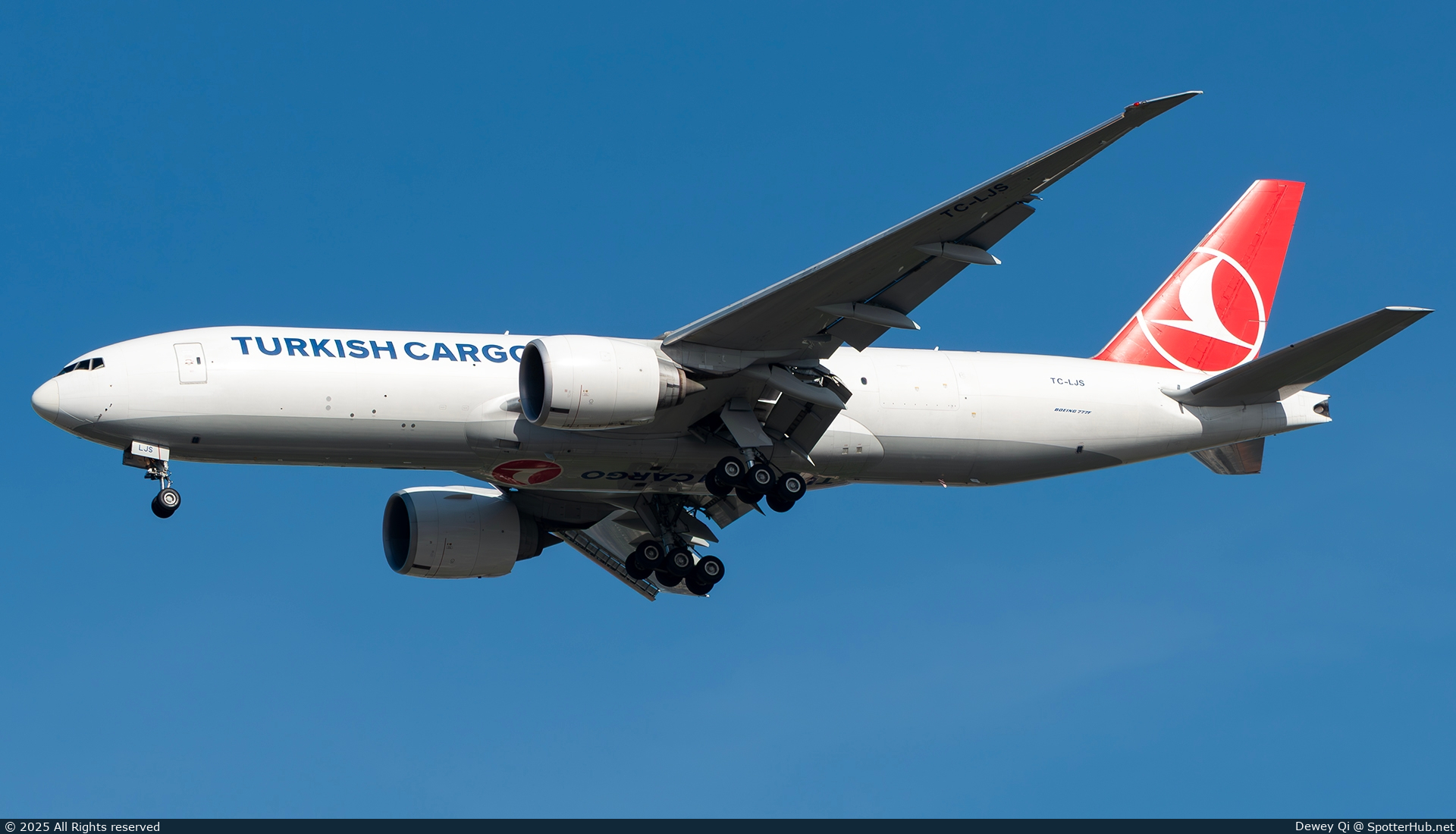Photo of TC-LJS - Boeing 777-F operated by Turkish Airlines Cargo