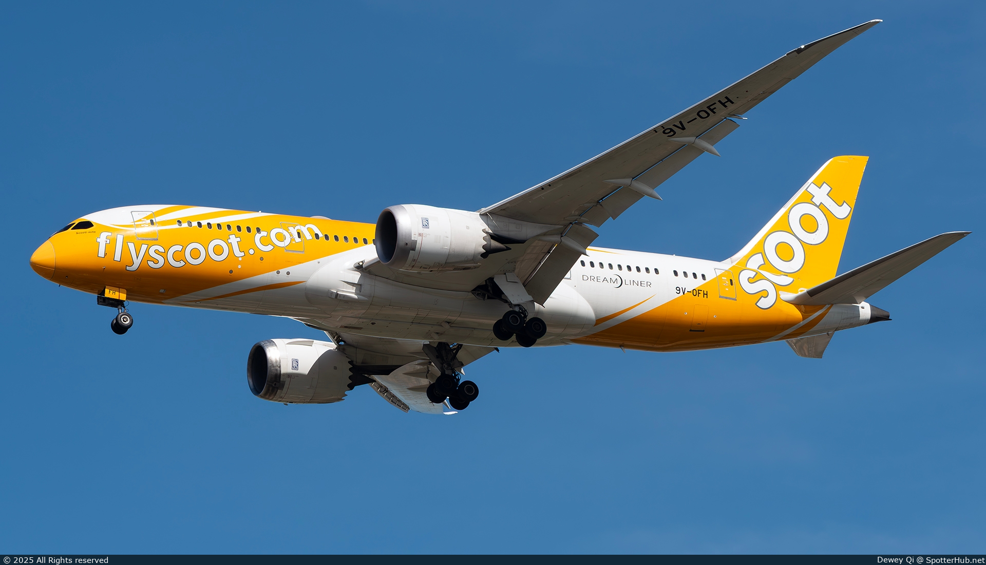 Photo of 9V-OFH - Boeing 787-8 Dreamliner operated by Scoot
