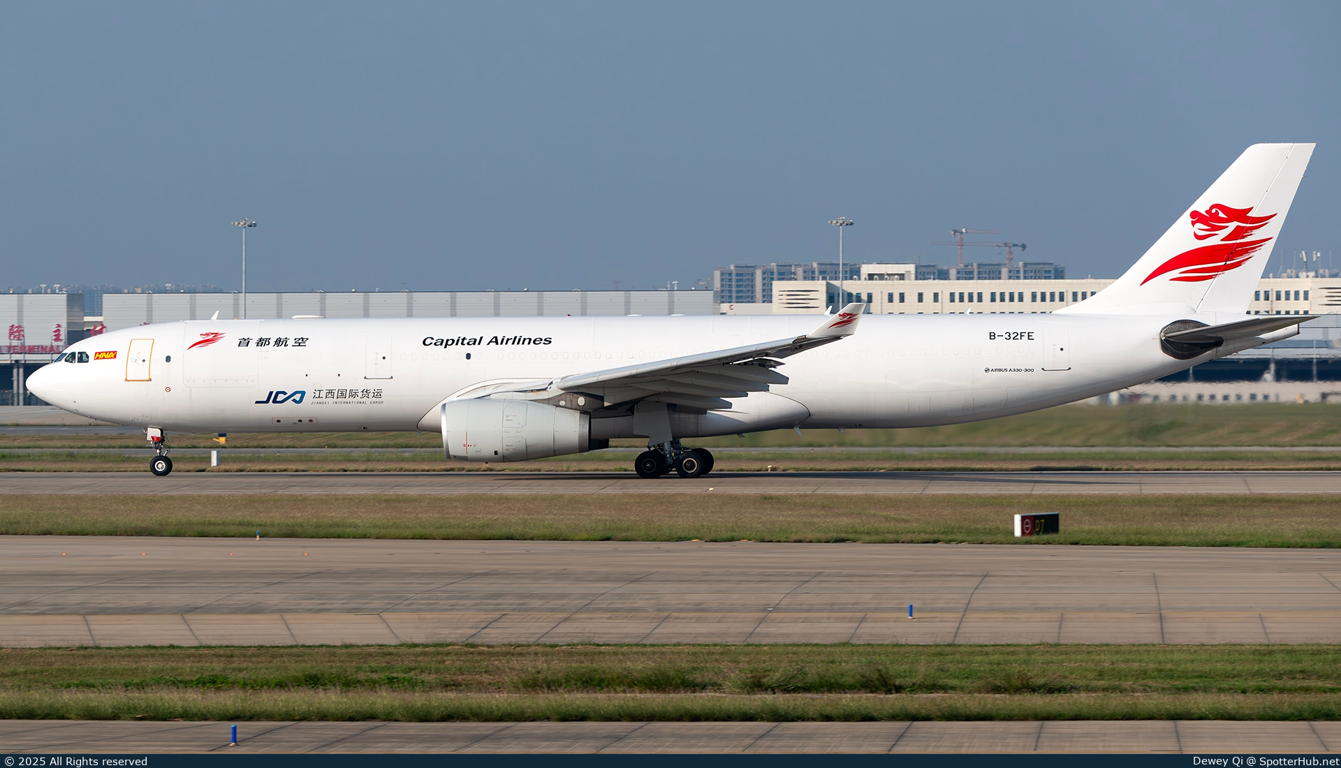 Photo of B-32FE - Airbus A330-343(P2F) operated by Capital Airlines Cargo