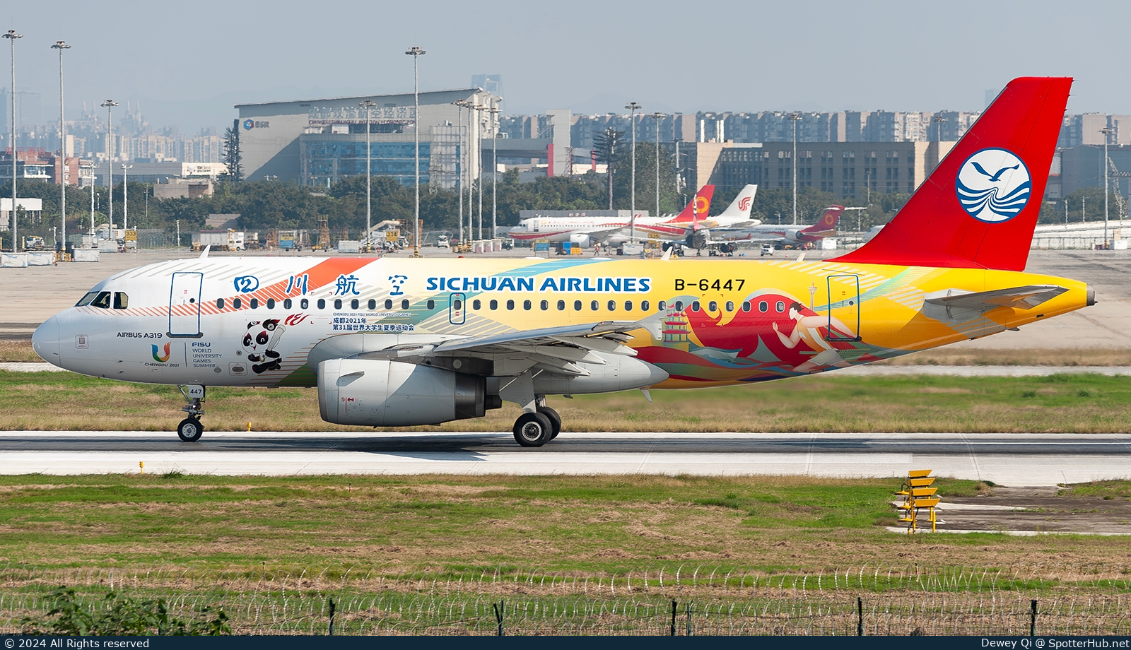 Photo of B-6447 - Airbus A319-133 operated by Sichuan Airlines