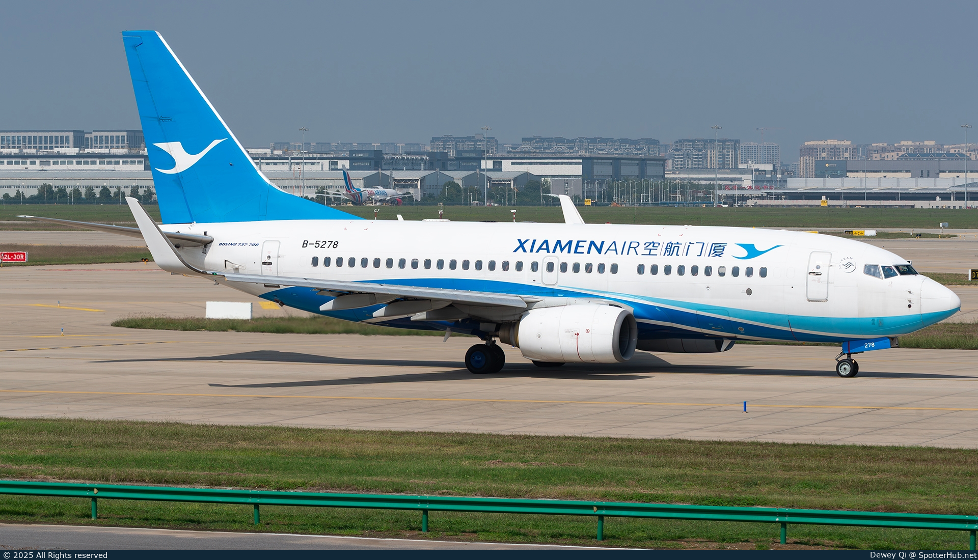 Photo of B-5278 - Boeing 737-75C operated by Xiamen Airlines