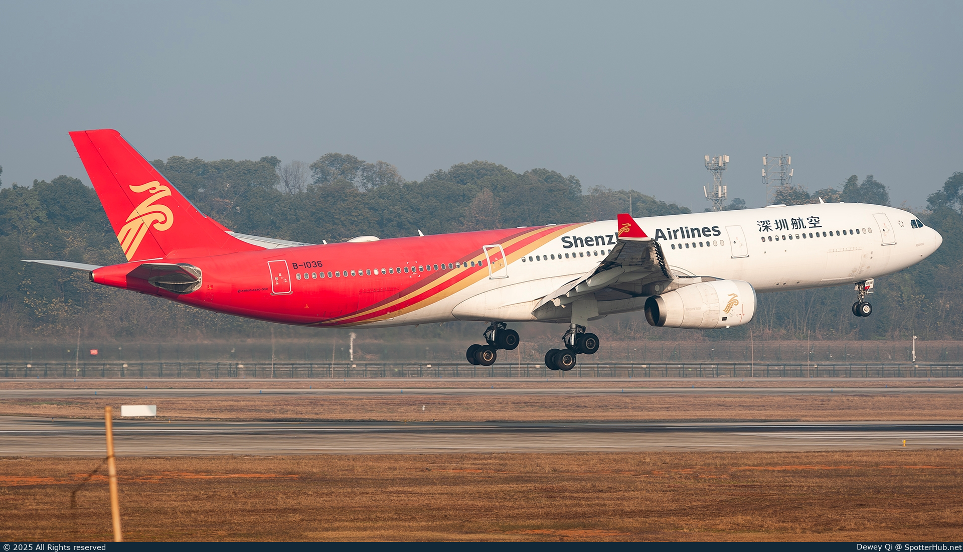 Photo of B-1036 - Airbus A330-343 operated by Shenzhen Airlines