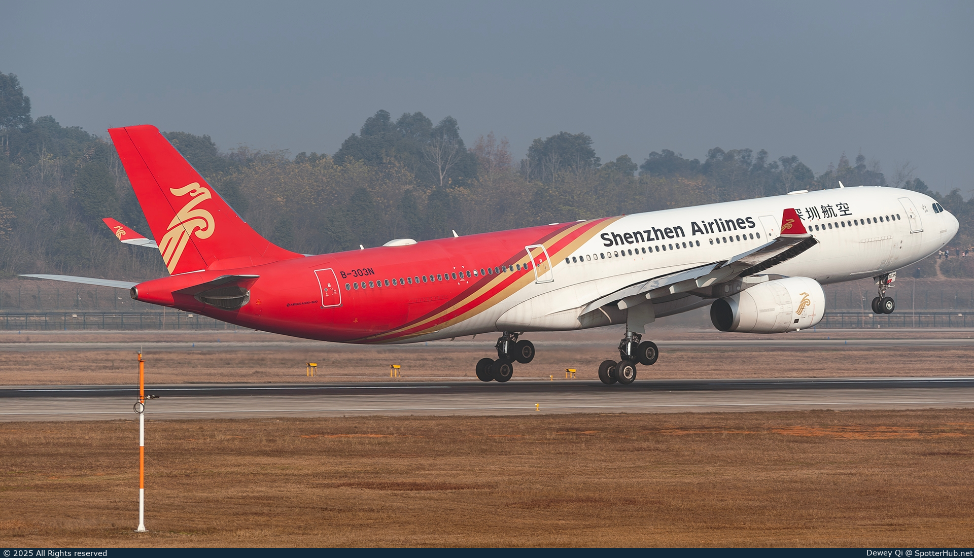 Photo of B-303N - Airbus A330-343 operated by Shenzhen Airlines