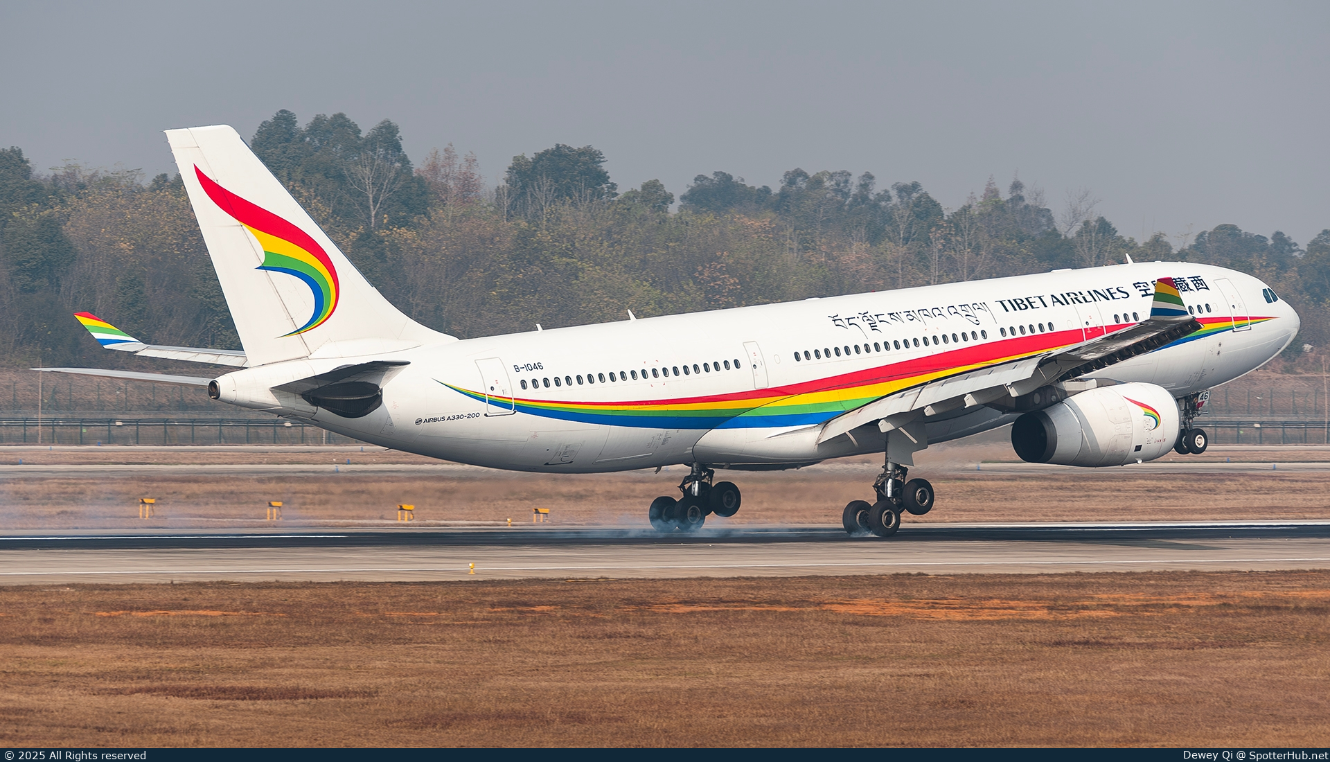 Photo of B-1046 - Airbus A330-243 operated by Tibet Airlines