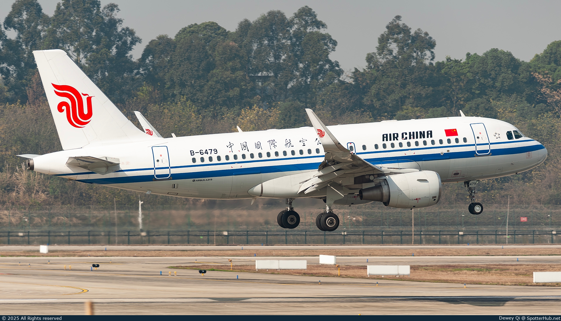 Photo of B-6479 - Airbus A319-115 operated by Air China