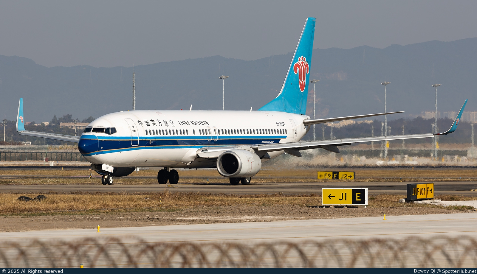 Photo of B-5191 - Boeing 737-81B operated by China Southern Airlines
