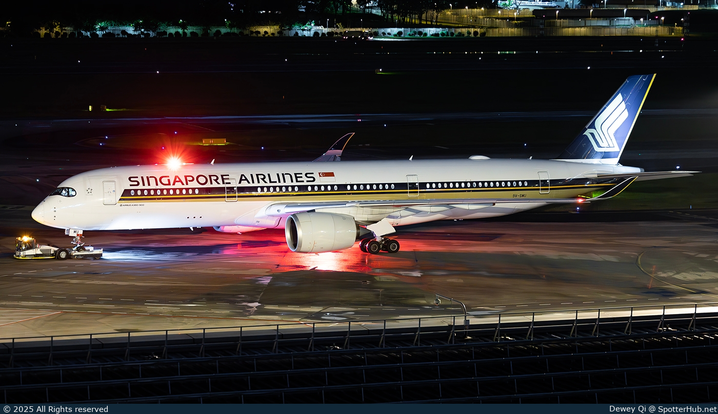 Photo of 9V-SMU - Airbus A350-941 operated by Singapore Airlines