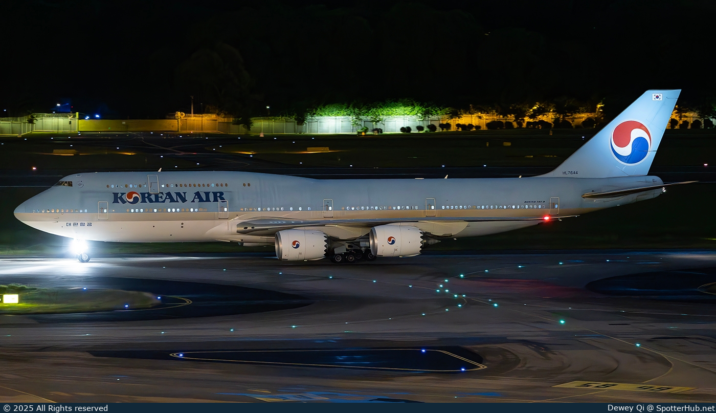 Photo of HL7644 - Boeing 747-8B5 operated by Korean Air