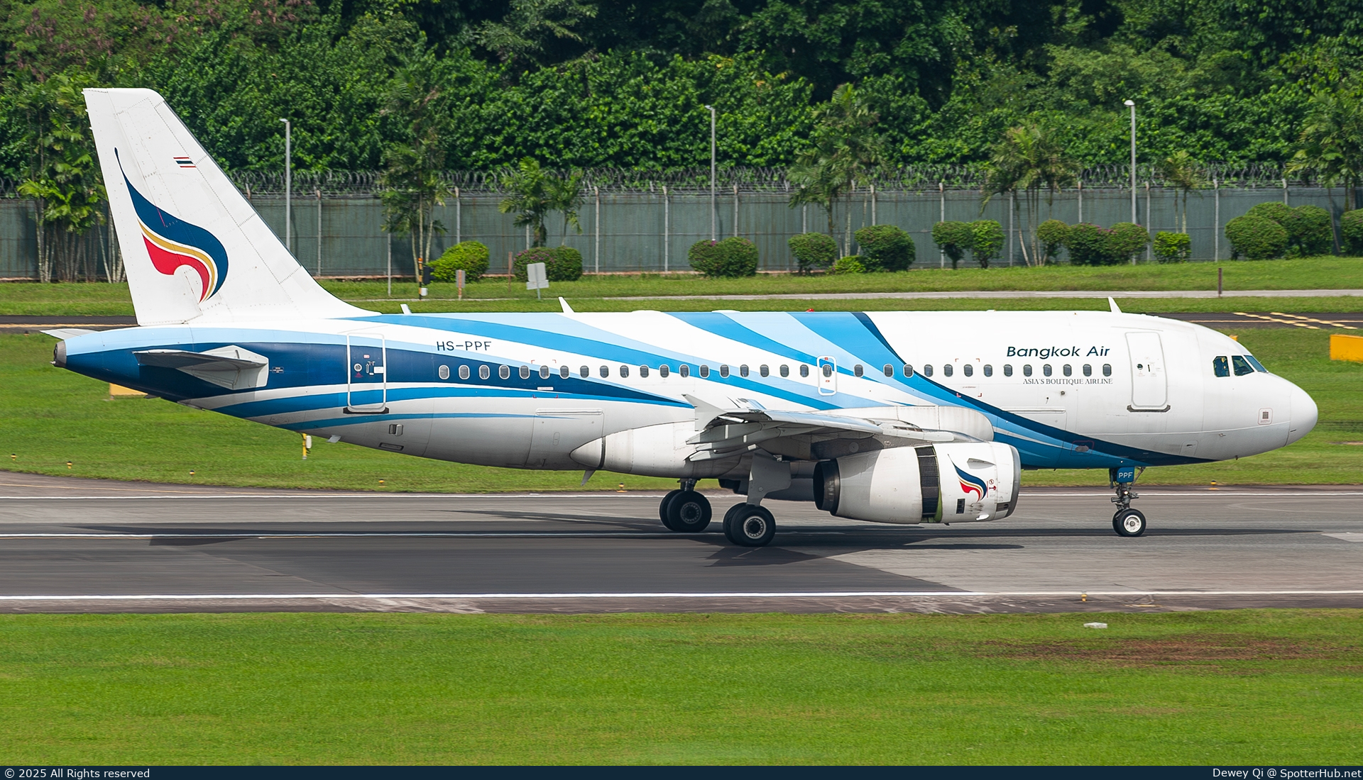 Photo of HS-PPF - Airbus A319-131 operated by Bangkok Airways