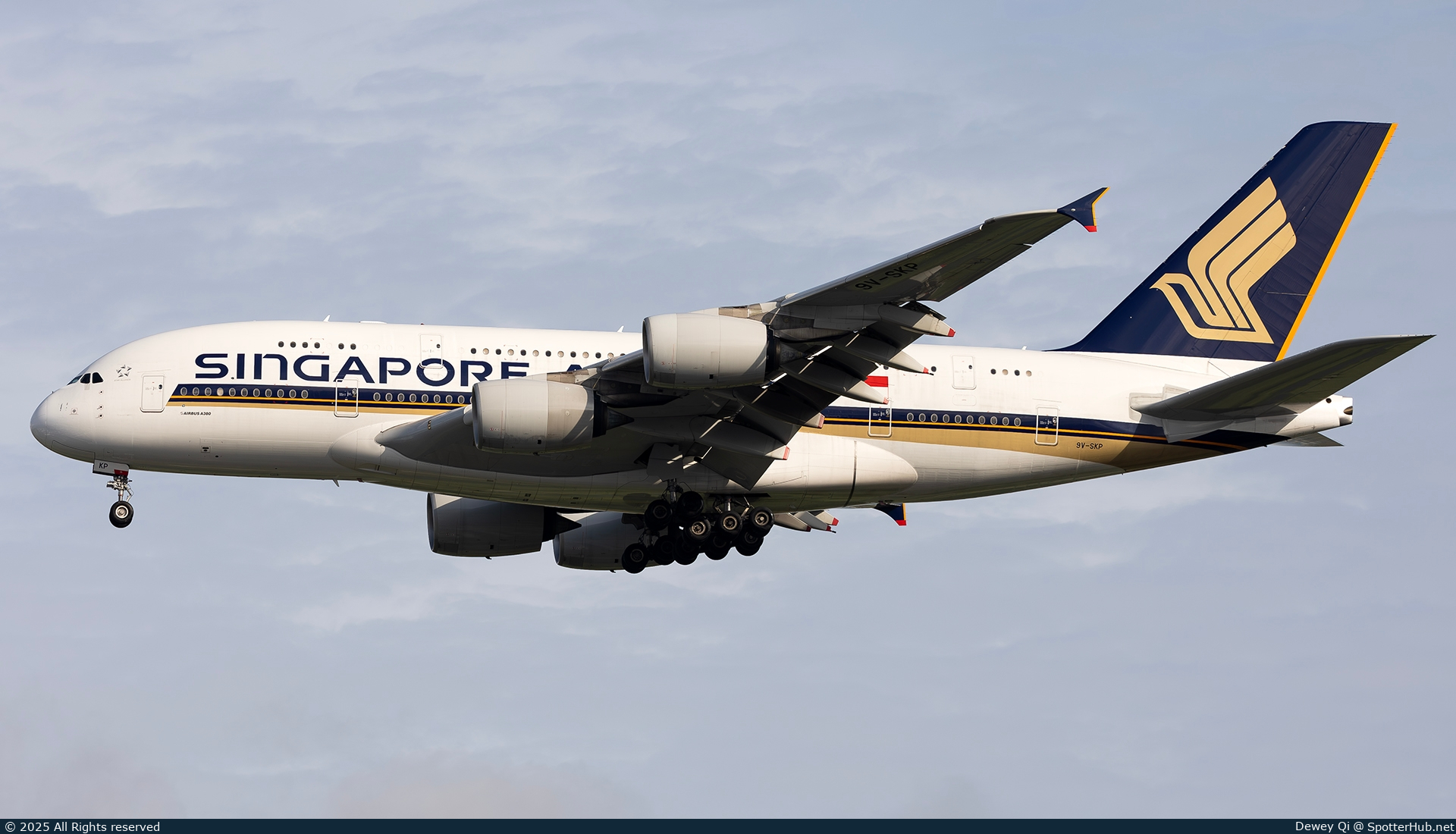 Photo of 9V-SKP - Airbus A380-841 operated by Singapore Airlines