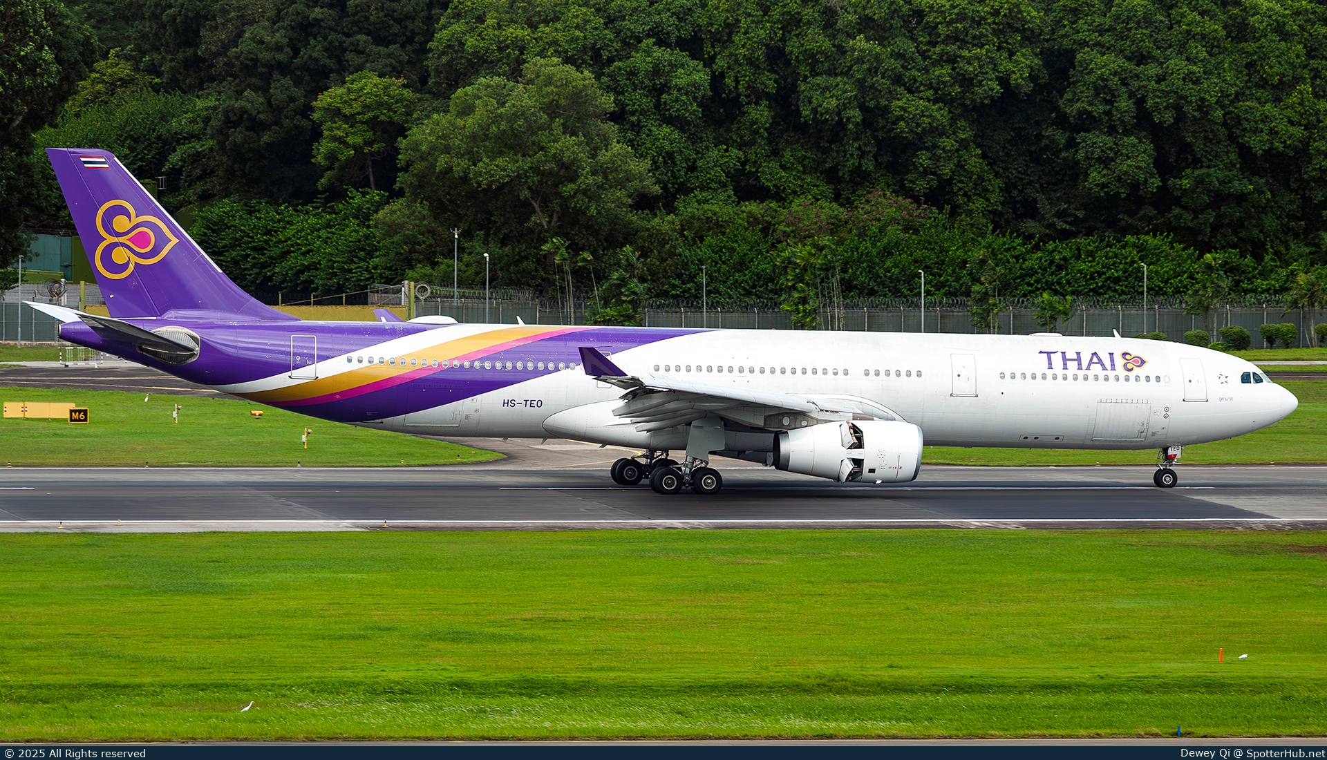 Photo of HS-TEO - Airbus A330-343 operated by Thai Airways International
