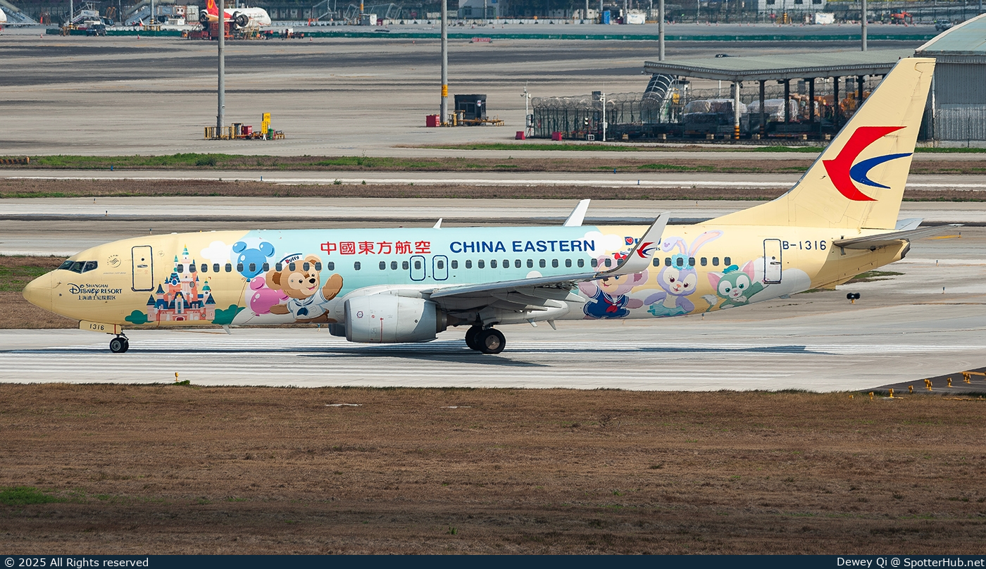 Photo of B-1316 - Boeing 737-89P operated by China Eastern Airlines