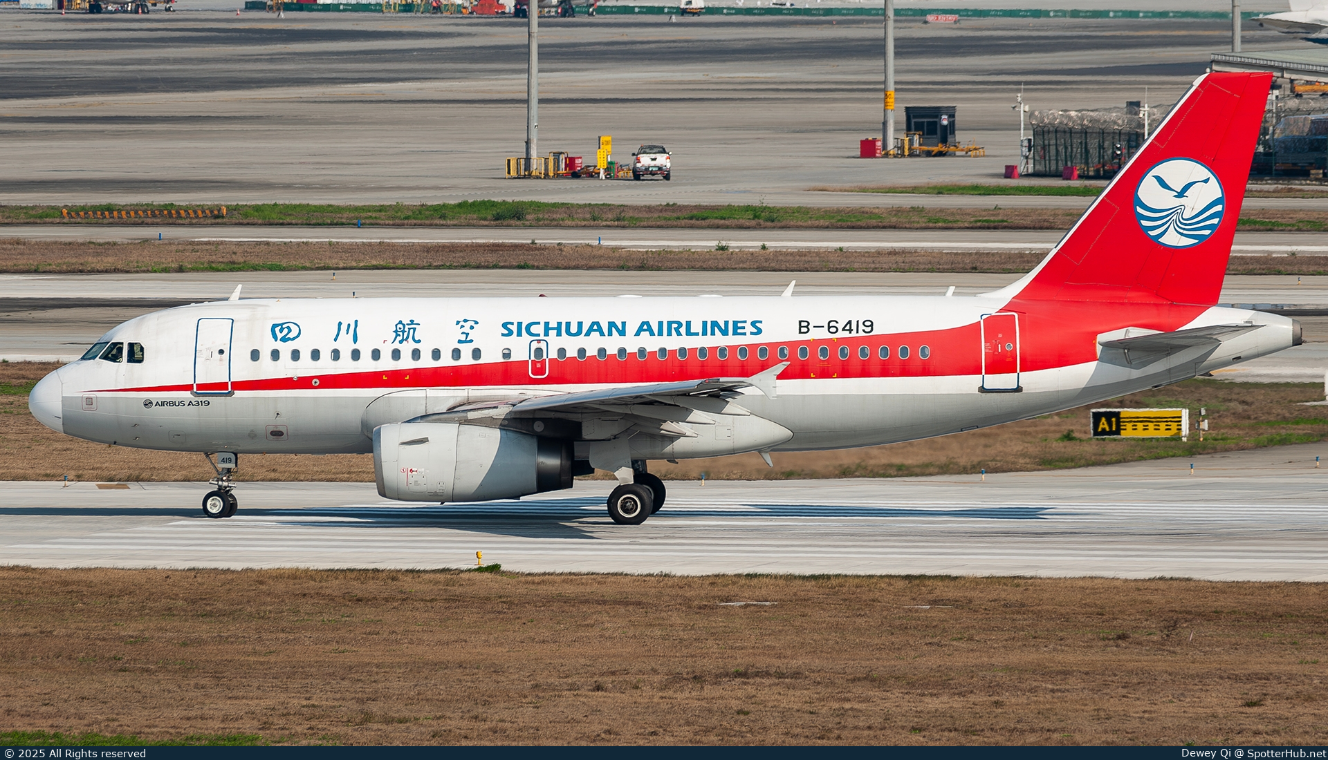Photo of B-6419 - Airbus A319-133 operated by Sichuan Airlines