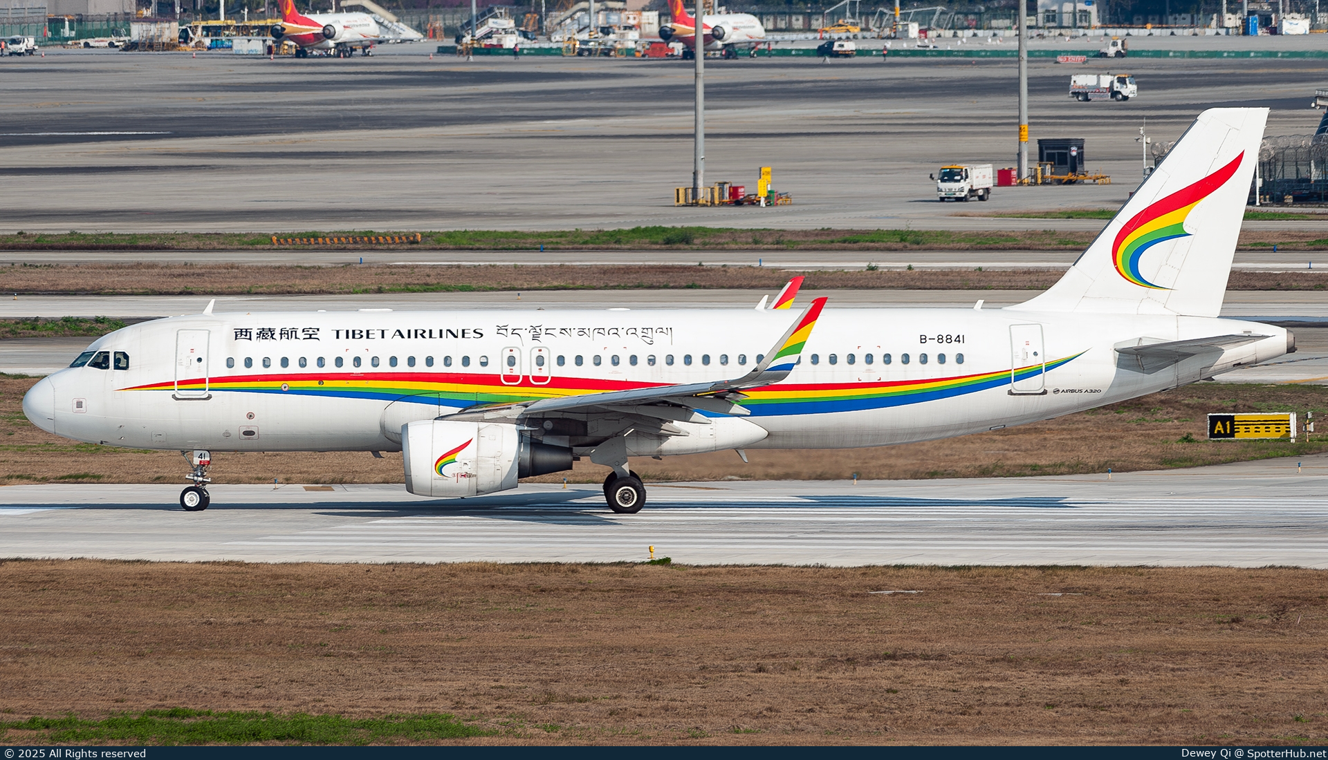 Photo of B-8841 - Airbus A320-214 operated by Tibet Airlines
