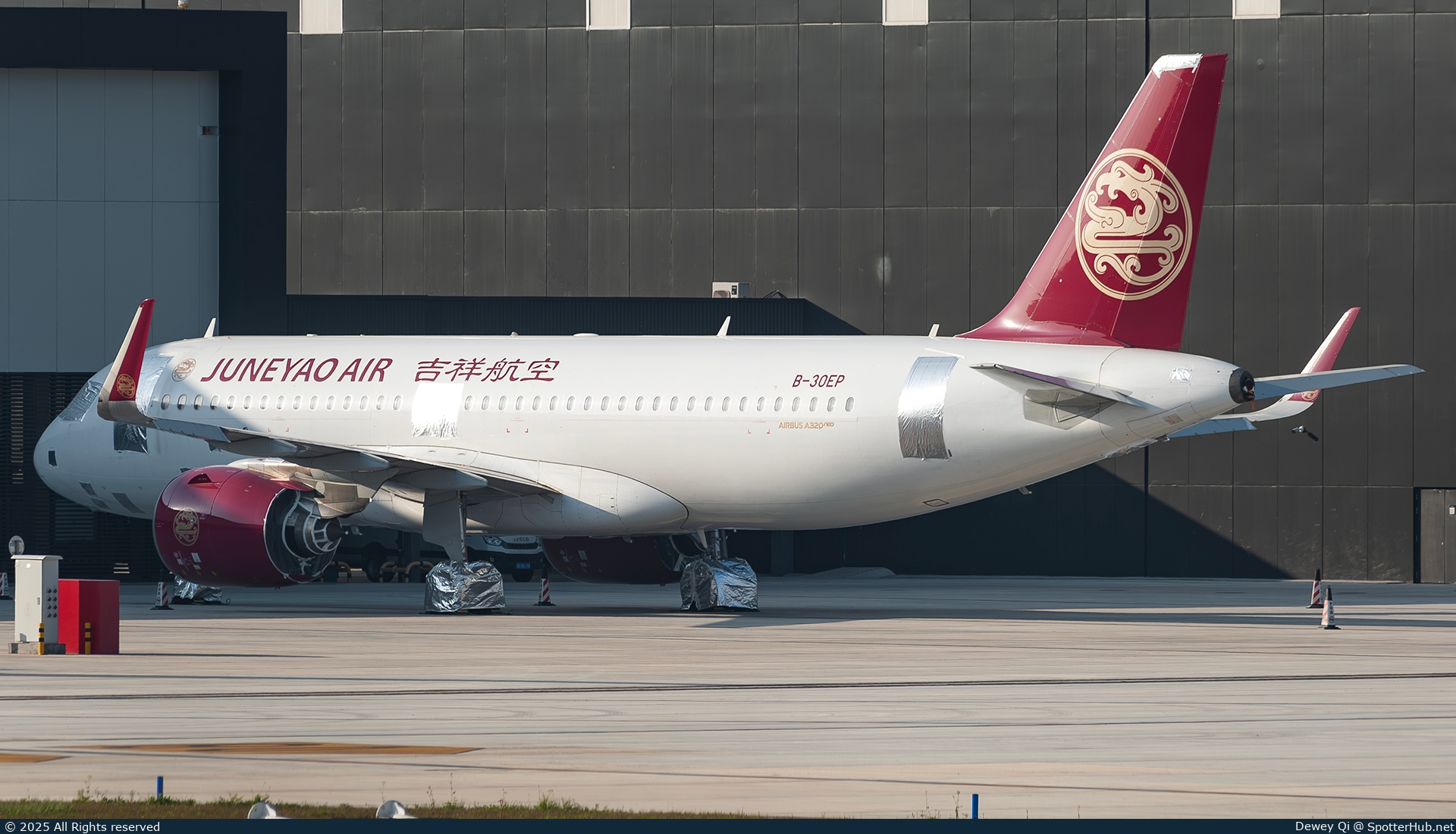 Photo of B-30EP - Airbus A320-271N operated by Juneyao Air