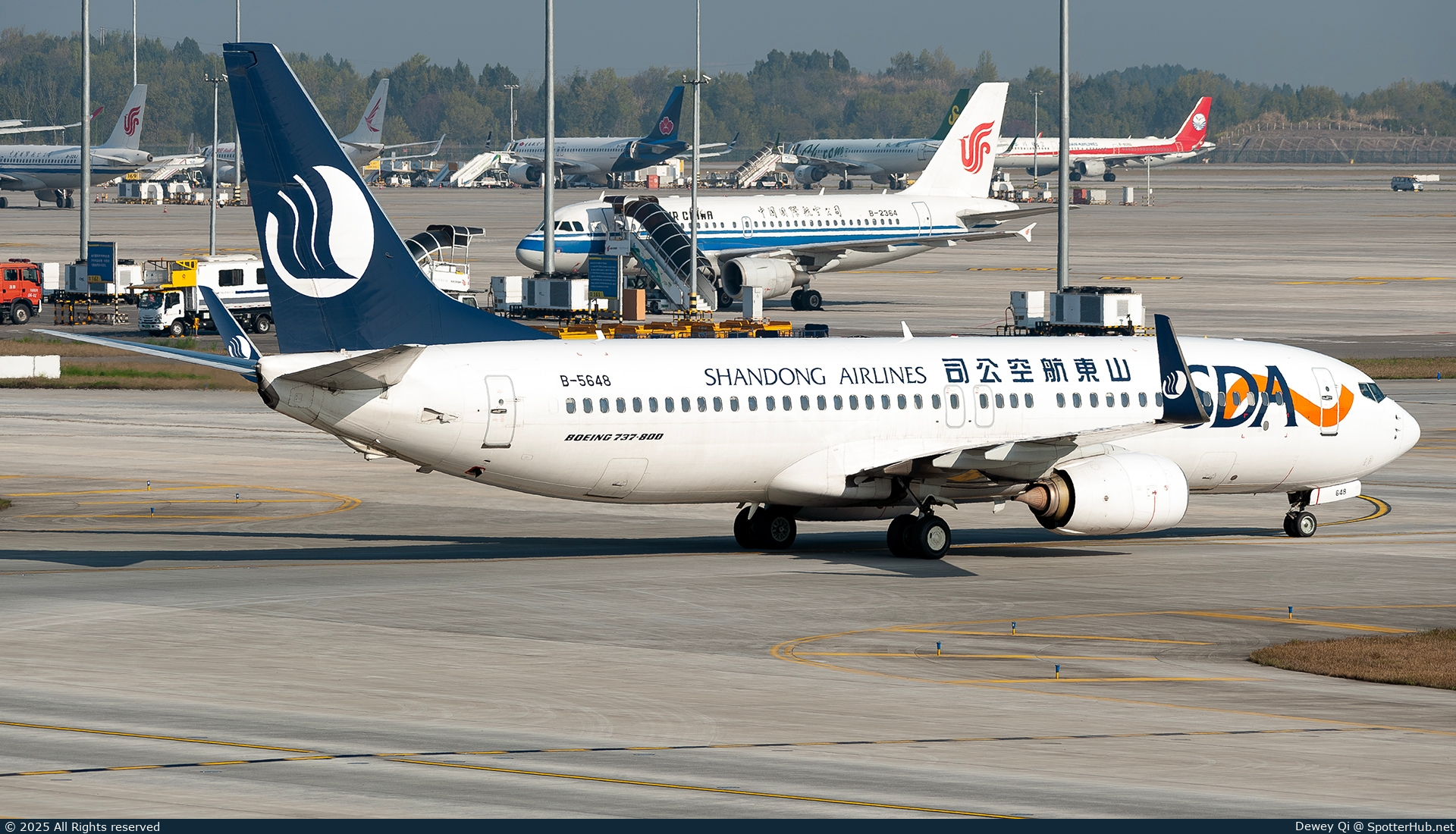 Photo of B-5648 - Boeing 737-85N operated by Shandong Airlines