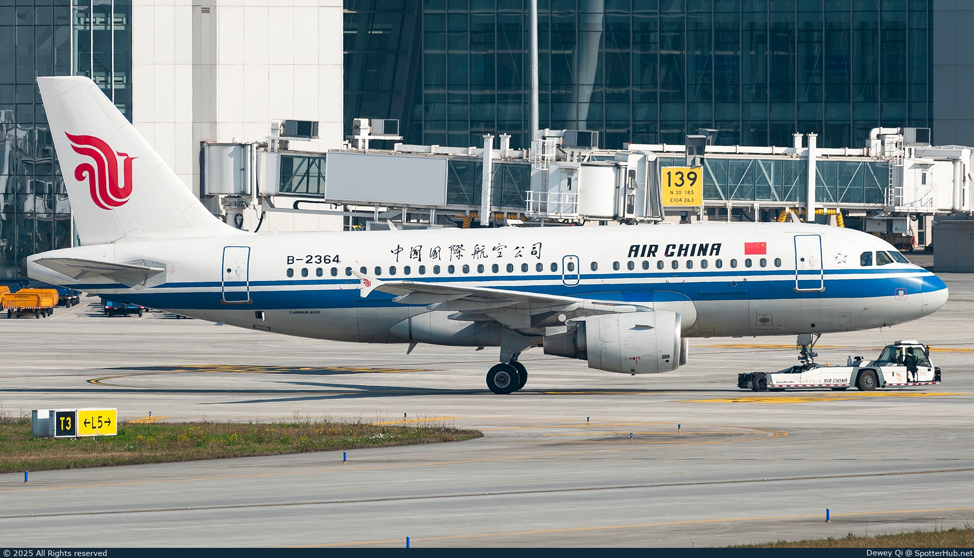 Photo of B-2364 - Airbus A319-115 operated by Air China