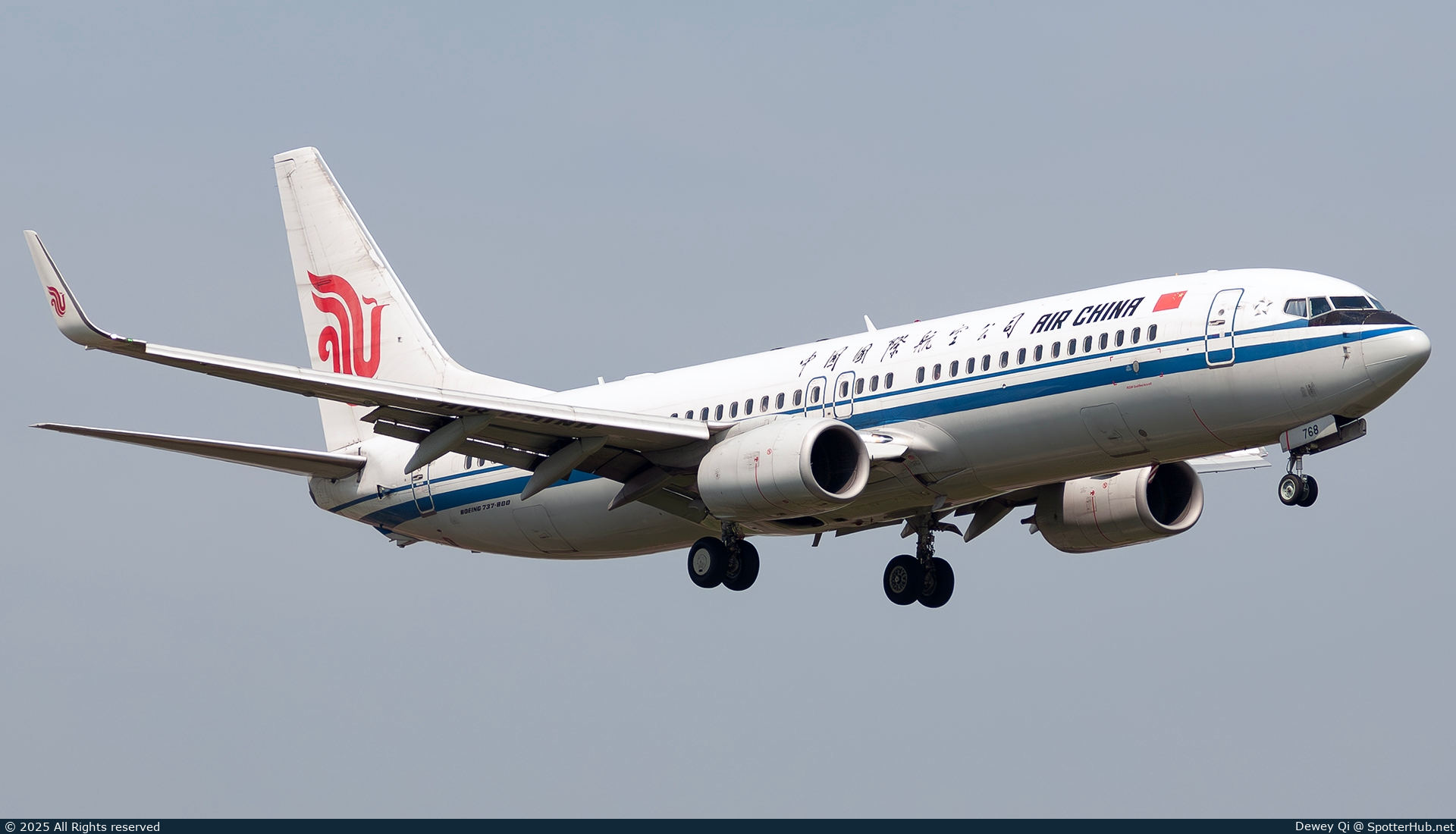 Photo of B-1768 - Boeing 737-89L operated by Air China