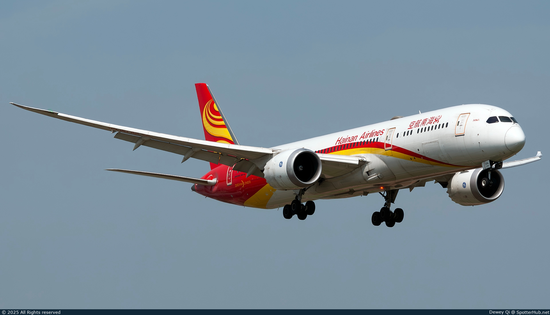 Photo of B-20AL - Boeing 787-9 Dreamliner operated by Hainan Airlines