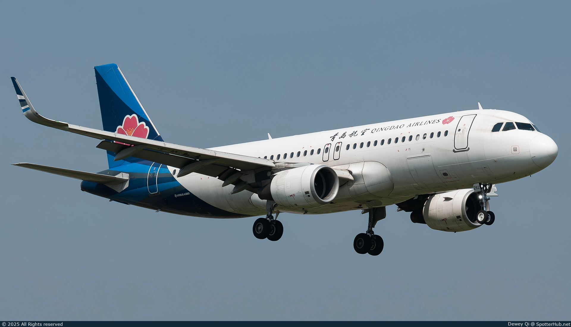 Photo of B-8282 - Airbus A320-214 operated by Qingdao Airlines