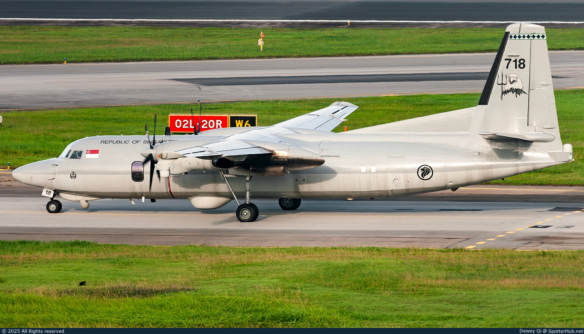 Photo of 718 - Fokker 50 ME2S operated by Republic of Singapore Air Force