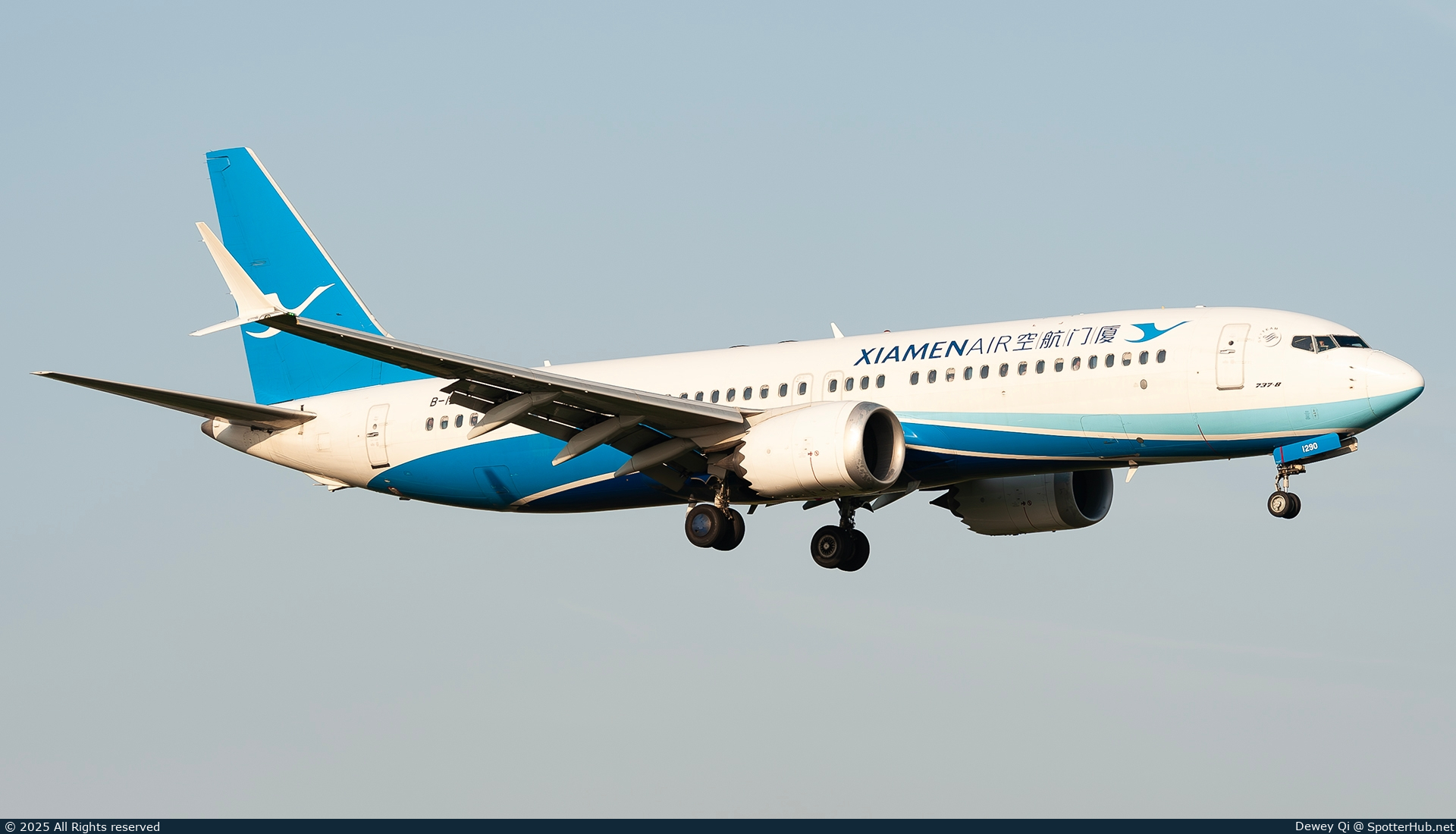 Photo of B-1290 - Boeing 737 MAX 8 operated by Xiamen Airlines
