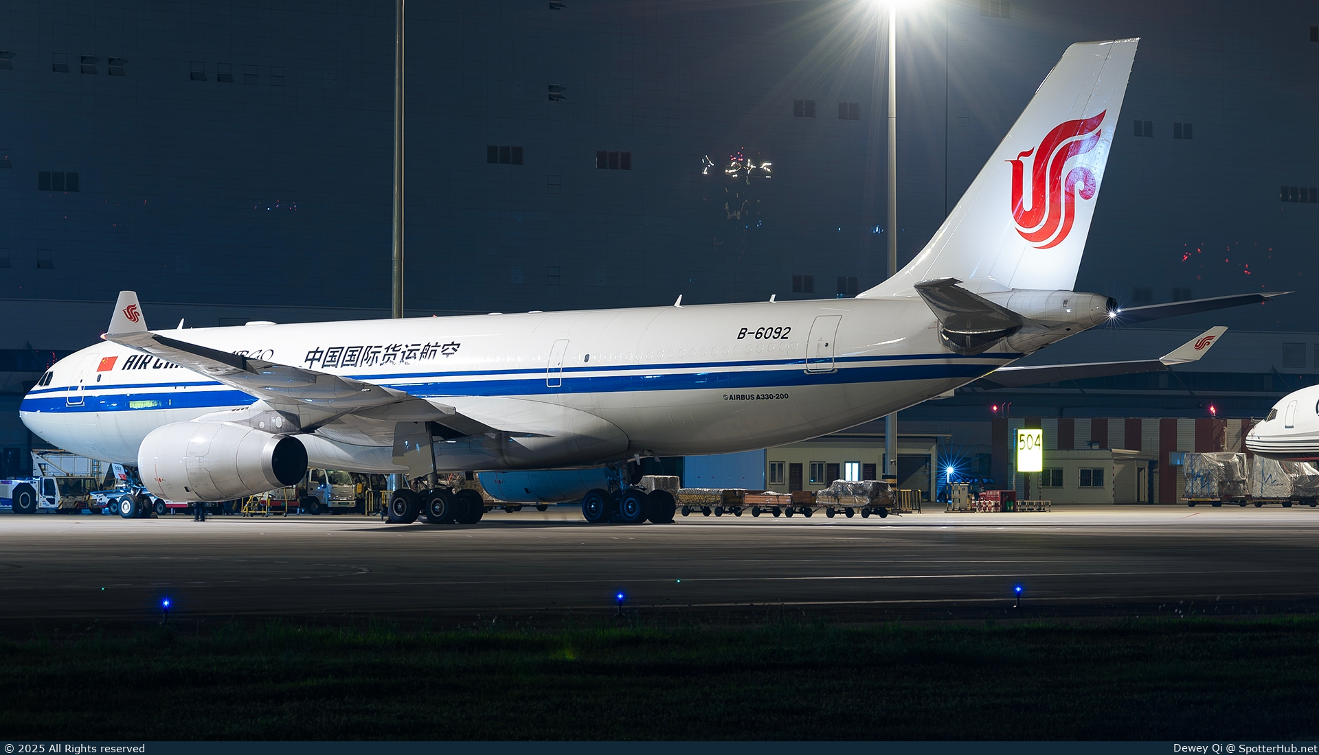 Photo of B-6092 - Airbus A330-243(P2F) operated by Air China Cargo
