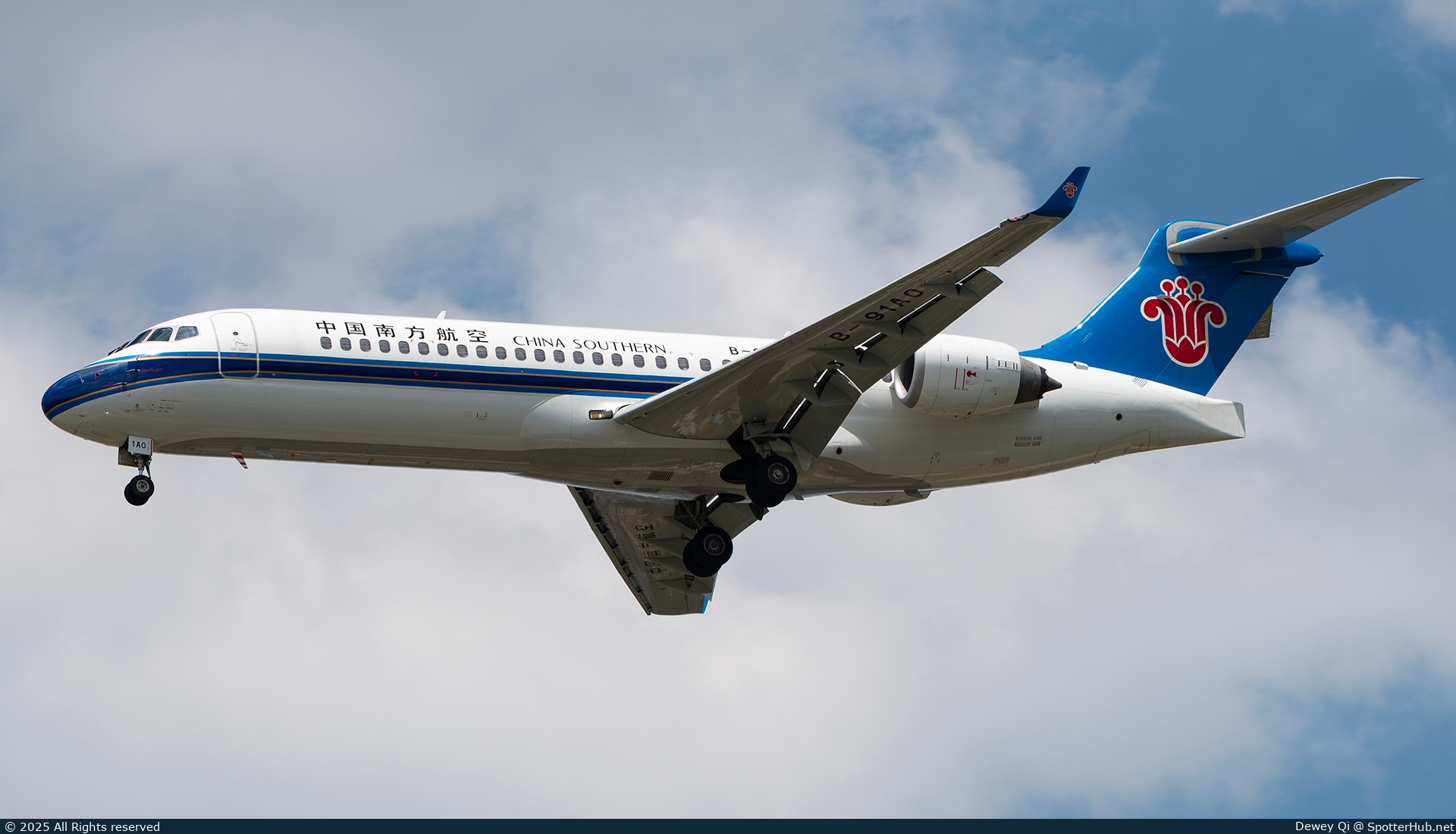 Photo of B-91A0 - COMAC C909 operated by China Southern Airlines