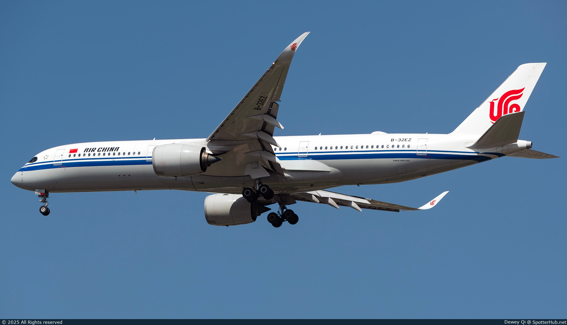 Photo of B-32EZ - Airbus A350-941 operated by Air China