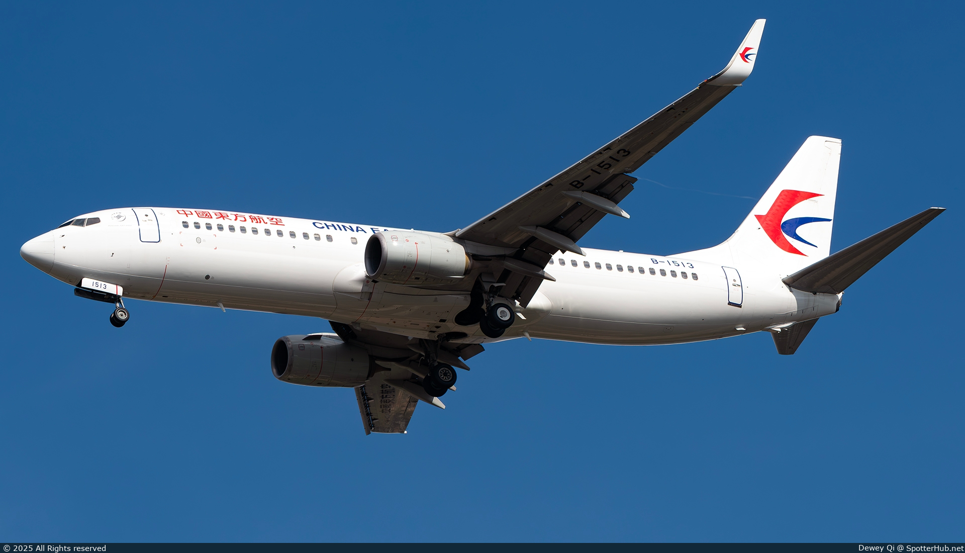 Photo of B-1513 - Boeing 737-89P operated by China Eastern Airlines