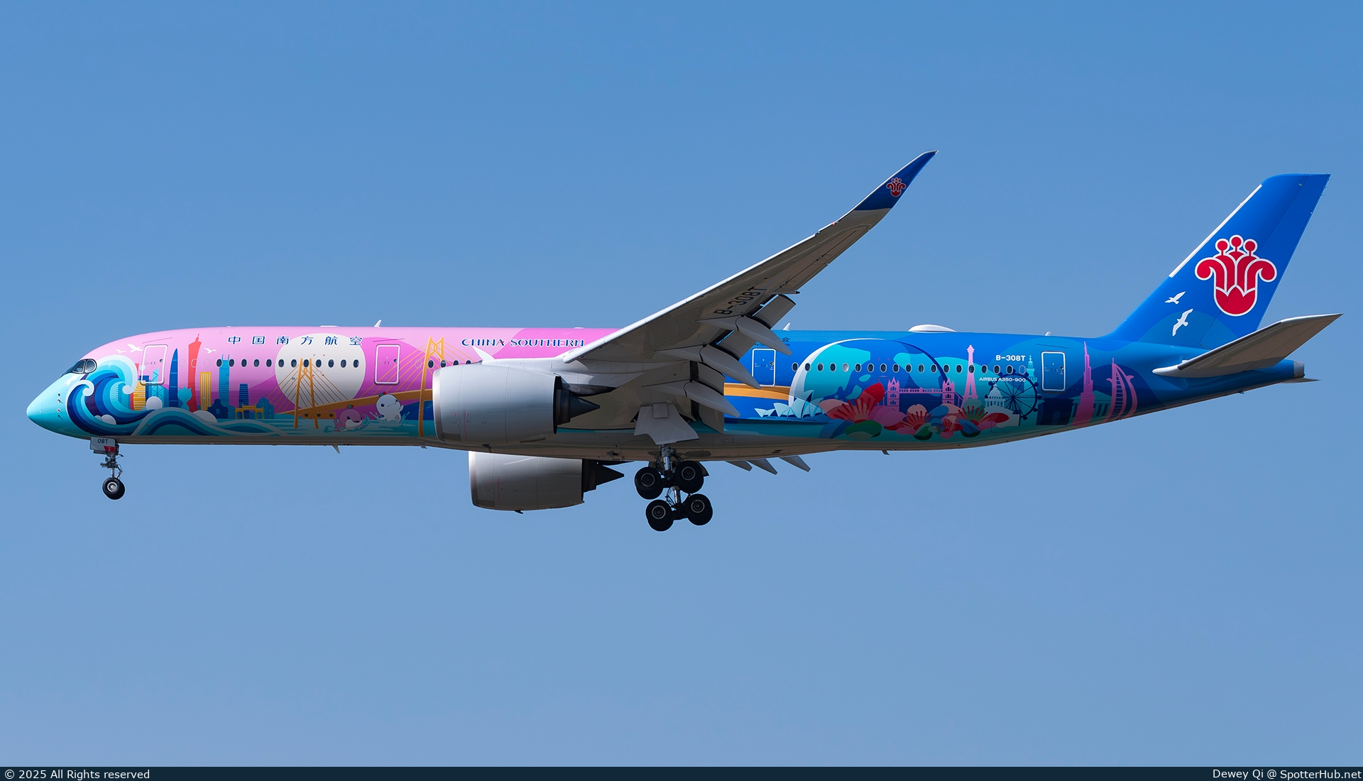 Photo of B-308T - Airbus A350-941 operated by China Southern Airlines