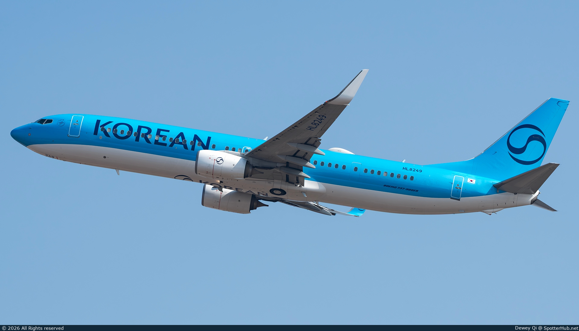 Photo of HL8249 - Boeing 737-9B5(ER) operated by Korean Air