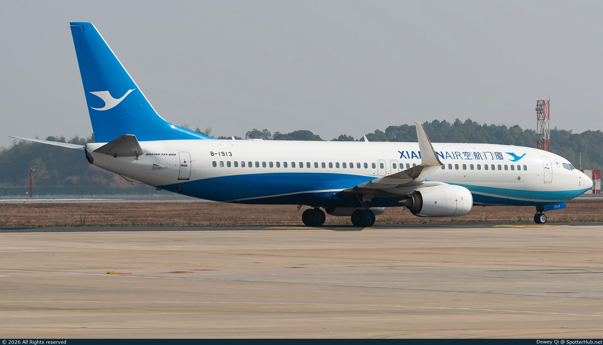 Photo of B-1913 - Boeing 737-85C operated by Xiamen Airlines