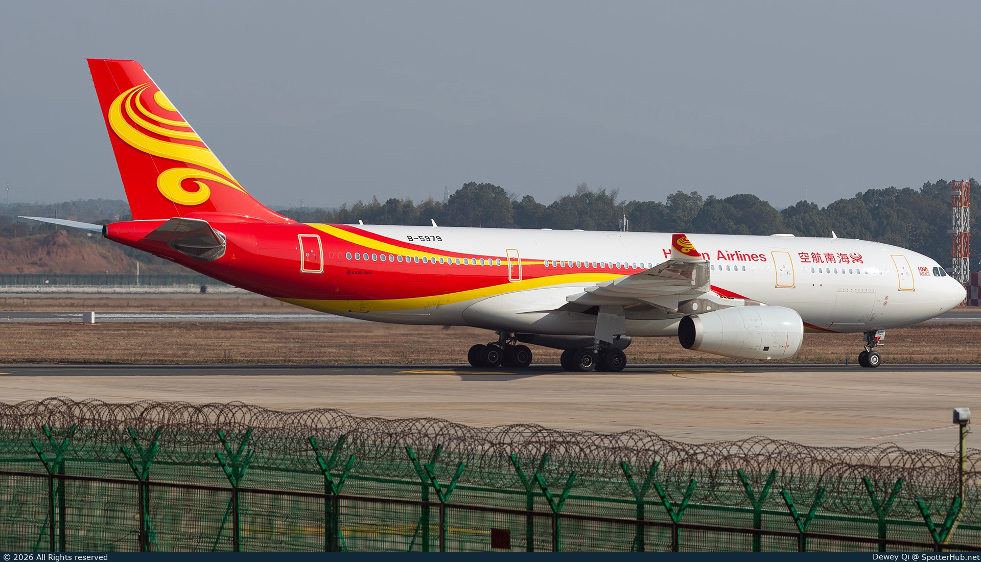 Photo of B-5979 - Airbus A330-243 operated by Hainan Airlines