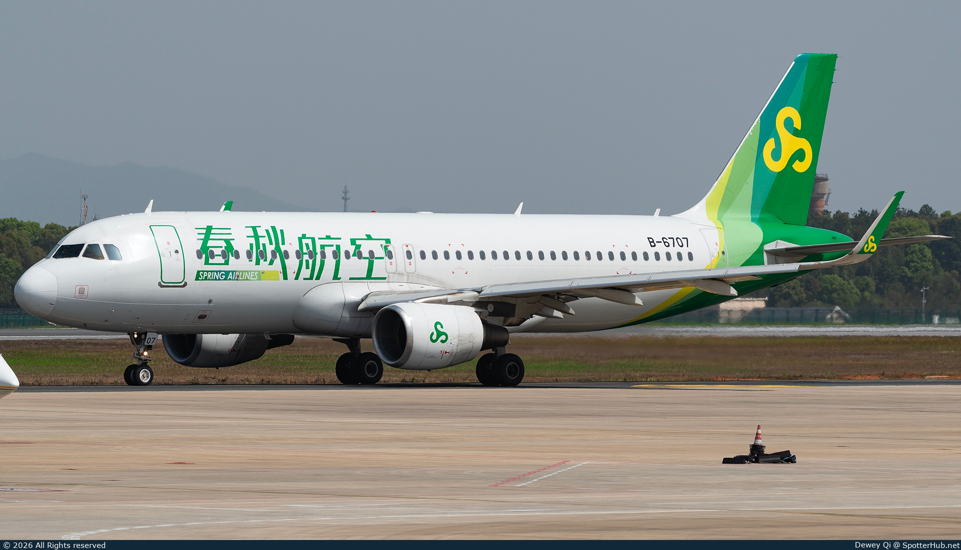 Photo of B-6707 - Airbus A320-214 operated by Spring Airlines