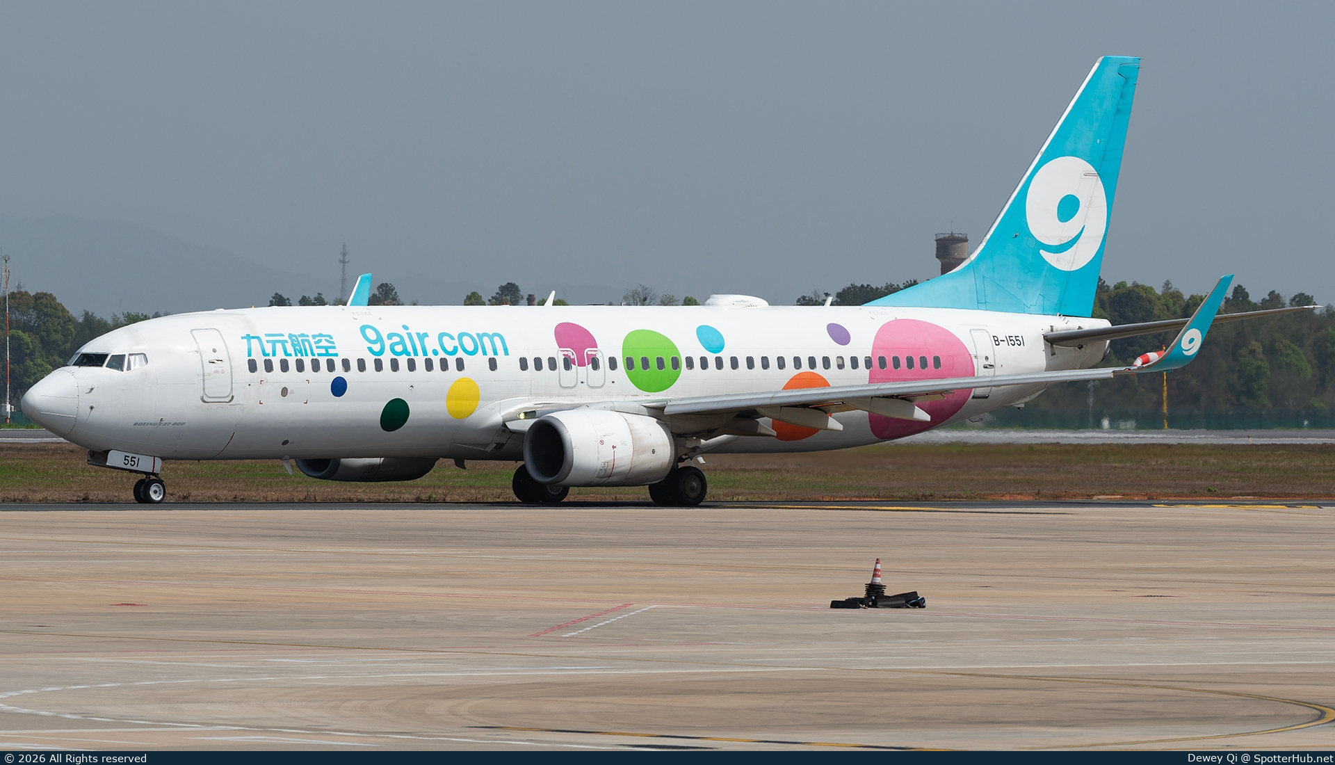 Photo of B-1551 - Boeing 737-86X operated by 9Air