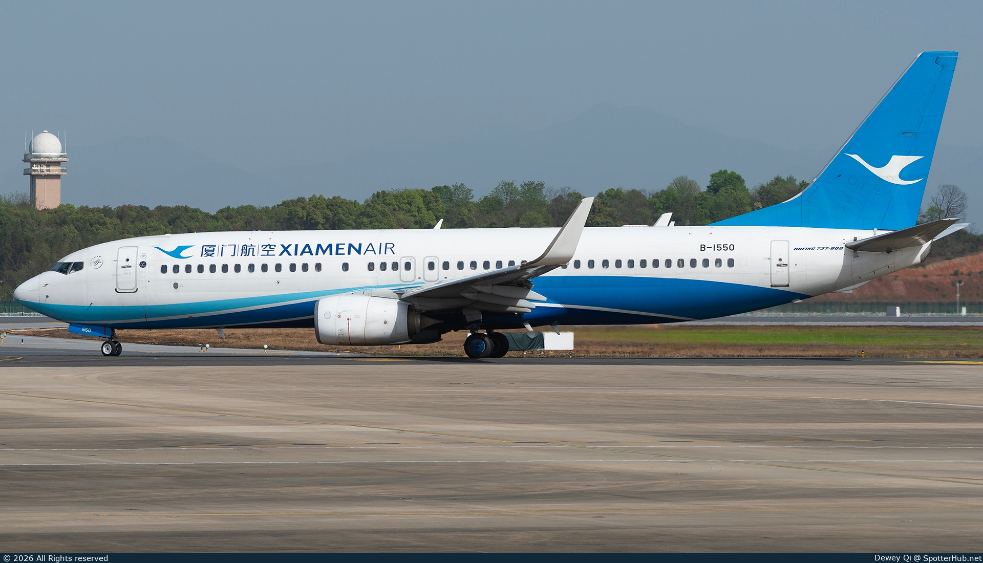 Photo of B-1550 - Boeing 737-85C operated by Xiamen Airlines