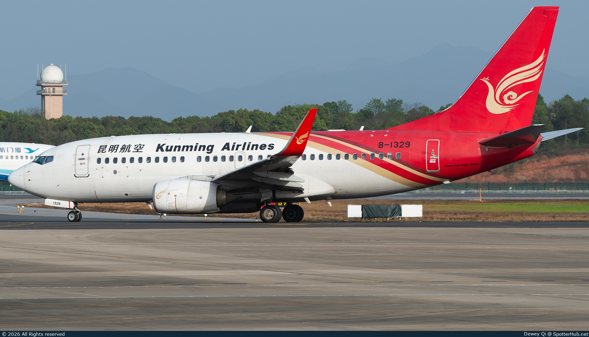 Photo of B-1329 - Boeing 737-7LY operated by Kunming Airlines