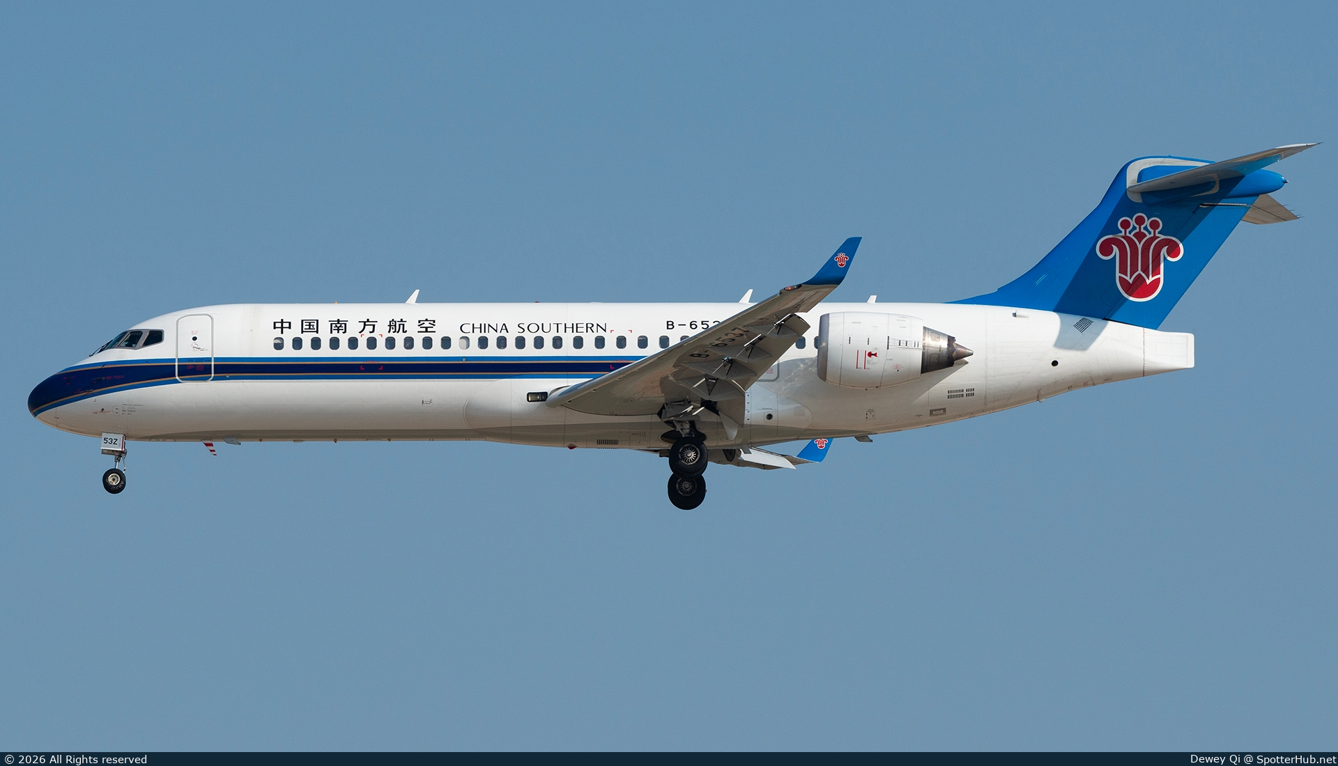 Photo of B-653Z - COMAC C909 operated by China Southern Airlines